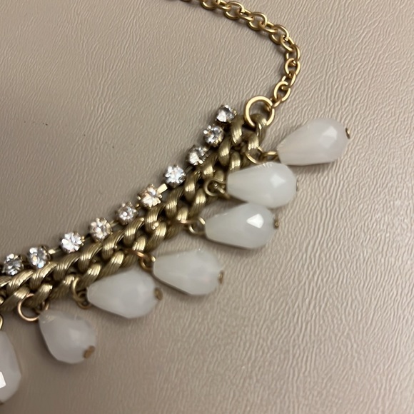 Vintage Grecian Gold Tone Costume Necklace - Picture 4 of 4